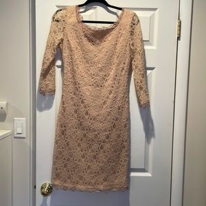 Joseph Ribkoff cream lace dress